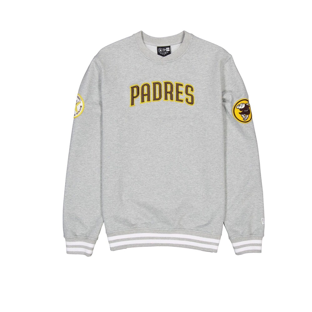 New Era San Diego Padres Gray Logo Select Crewneck - Size S